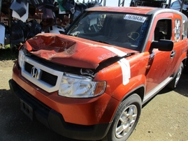 2009 HONDA ELEMENT LX ORANGE 2.4L AT 4WD A16336